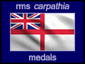 rms carpathia medals